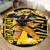 Naruto Poster Round Area Rug Carpet Rug For Living Room Bedroom Sofa Playroom Decor Nonslip Floor Mat