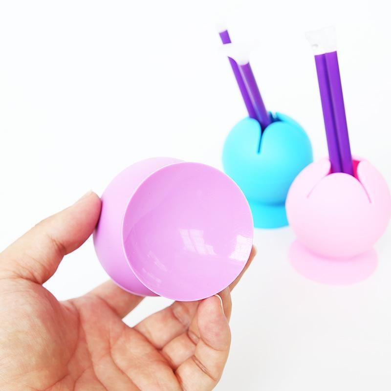 Przyssawka Silikonowy ręczny pojemnik na odpady Gadżety Silikonowy obraz DIY z diamentami Obsadka do pióra Akcesoria do diamentowych haftów