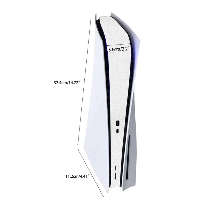 Skin Sticker Decoration Carbon Fiber Frosting Sticker Console Digital Disk Protector Faceplate for Shell for