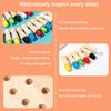 Wooden Memory Chess Board Game, Educational Toy For Kids Focus Training, Kids Matchstick Chess Color Cognitive Ability Toy