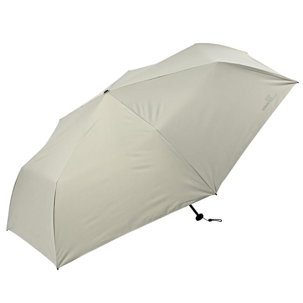 Nifty Colors Folding Umbrella Sorani Carbon Lightweight Mini 60 5206BG Light-Blocking