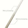 1 Black Rubber Billiard Cue Shaft Polisher - Dual-Sided Pool Stick Maintenance Tool with White Grinding Dirt for Smooth Cue Performance, Cue Tip Care