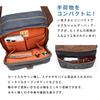 Bolsa de Ombro Vertical Masculina Creare Kiki, Tamanho B5, Leve, Feita no Japão, Lona Tingida com Índigo e Caqui, Bolsa de Ombro com Bolso Multifuncional,