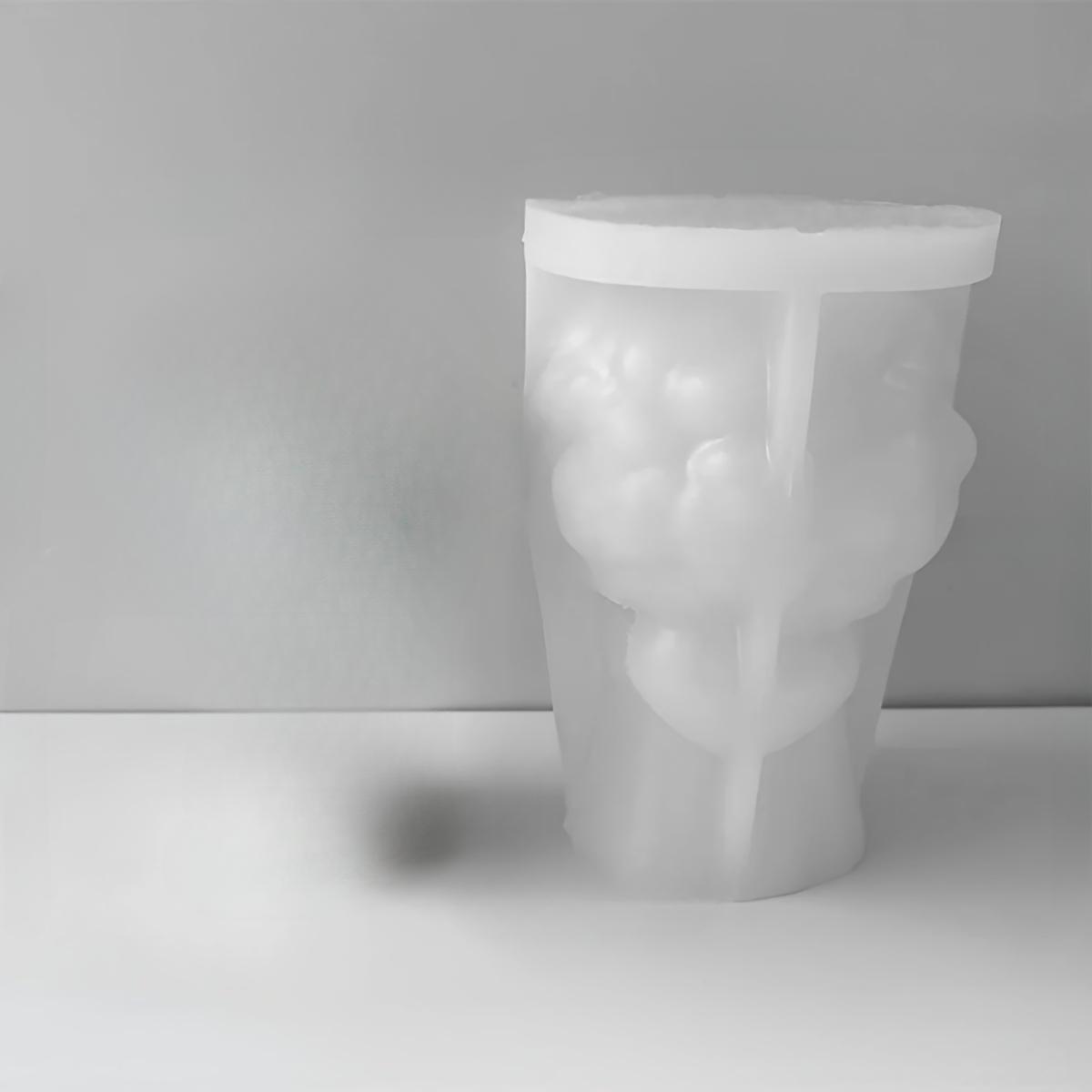 

1шт Романтический Букет Любви Силиконовая Форма - Бабочка Узел и Роза Дизайн для Свечей, Мыла и Поделок из Смолы - Идеальный Свадебный Подарок