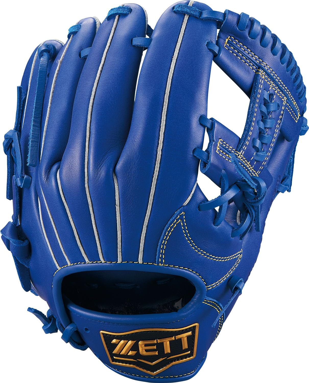 

ZETT Youth Baseball Soft Royal Blue BJGB74530F Glove, Steer, All-Around, Left-Handed Throw, (2500), Size M,