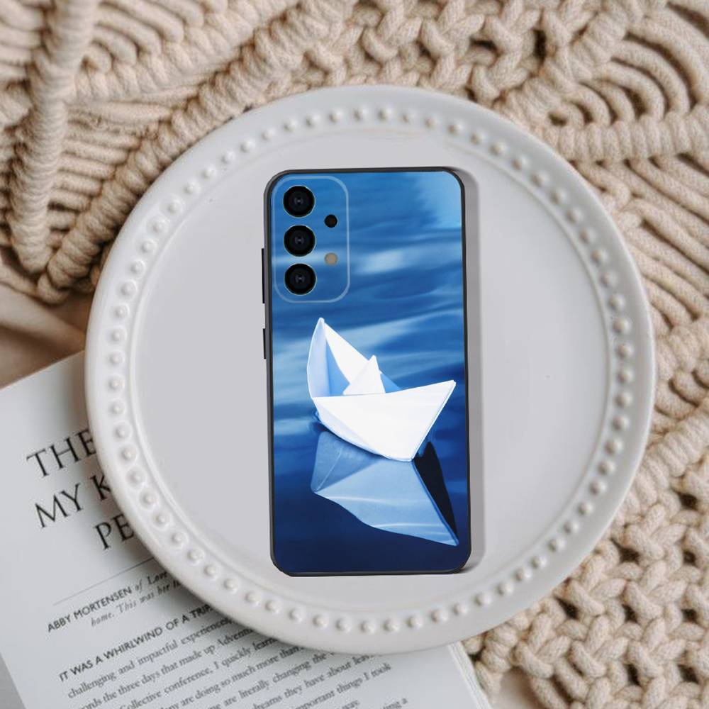 Sailing Boat Phone Case For Samsung Galaxy A 91,80,73,72,71,53,52,51,22,5G Shockproof Soft Black Cover