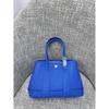 Borsa da giardino cucita a mano con filo cerato, ferramenta interamente in acciaio, borsa da donna portatile in pelle bovina primo strato con motivo a collo di mucca Ntogo