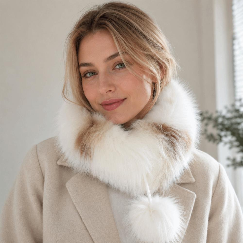 Soft Plush Neck Scarf Keep Warm Winter Scarf Fashion Women's Scarf Winter
