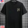 Men's Surf T-Shirt Tropical Beach Graphic Tee Black Yellow Print Casual Fit Top