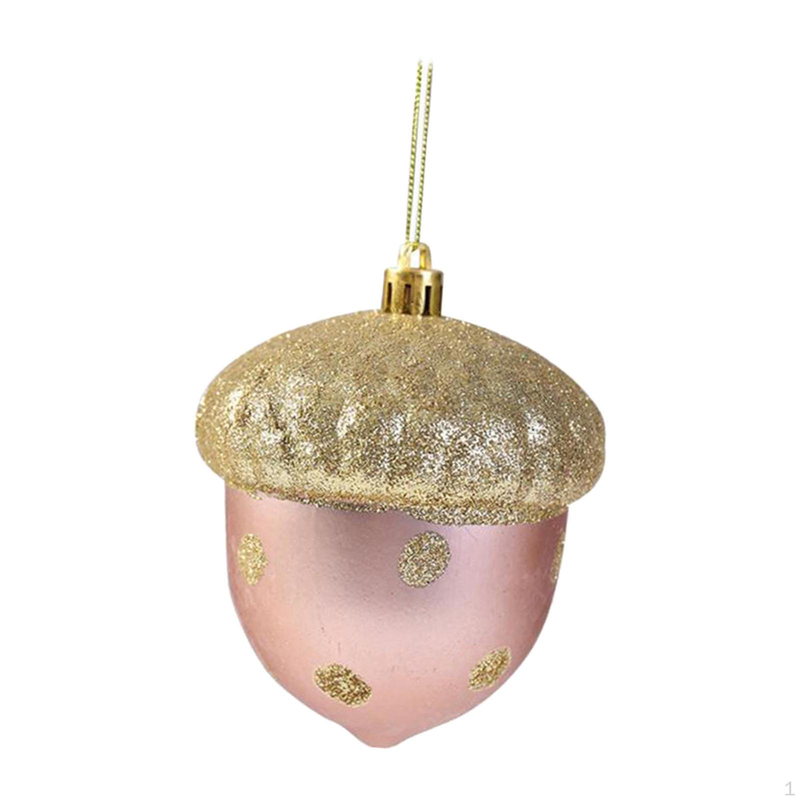 

Christmas Tree Ornament Pendant Craft Decorative Artificial Acorn for Party