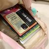 School Bag New High Value Fresh Sweet Candy Color Backpack Junior High School Students Lightweight Travel Backpack