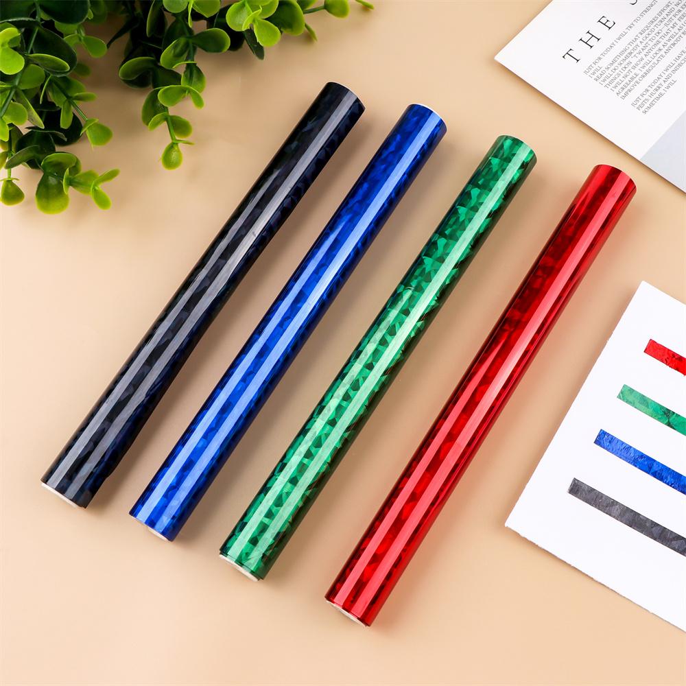 Toner Reactive Foil for Laminator, 4 Assorted Colors Foil Transfer Rolls for Minc Machine&Toner Ink Pen& Deco Gel