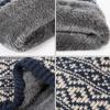 Unisex Winter Scarf Neck Warmer Thickened Fleece Outdoor Cycling Face Mask Versatile Knitted Neck Protection Overhead Scarf