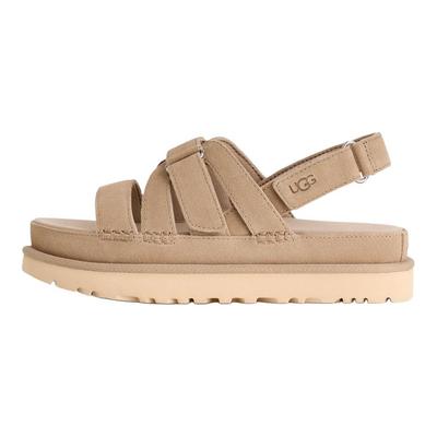 Golden Family Cow Split Leather Simple Versatile One Strap Sandals Women Sandals Mustard 1175122-MDSD