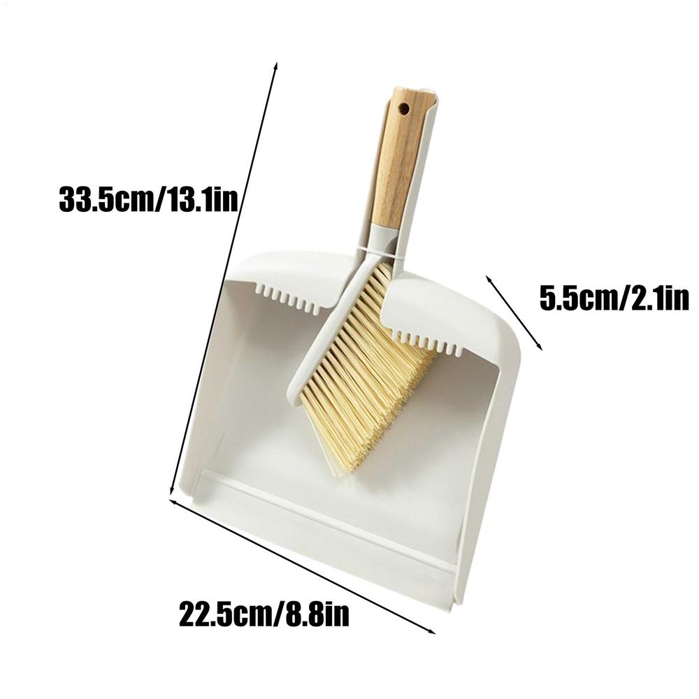 Mini Broom And Dustpan Compact Dust Removal Dust Pan And Brush Set Cleaning Tool For Kitchen Tabletop Bedroom Living Room