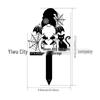 Cross-Border Halloween Yard Sign Metal Decoration Stake