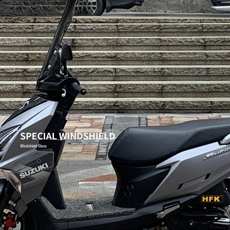Haojue AFR125 HD Transparent Front Windshield Replacement.
