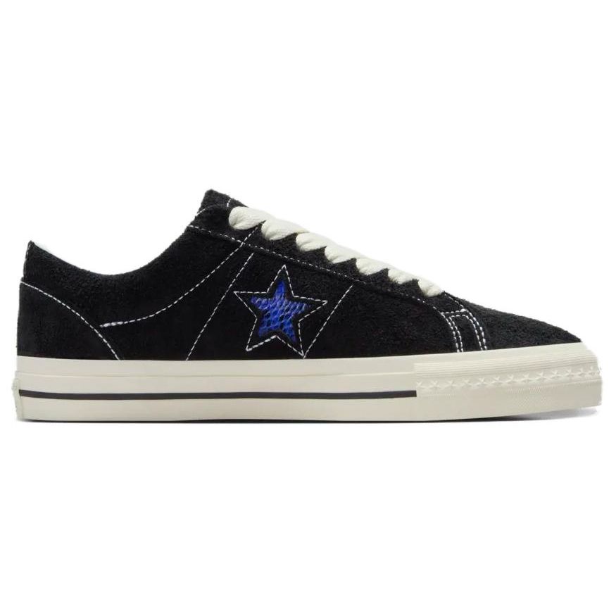 Converse Quartersnacks x One Star Pro Low Black Men Sneakers Egret Hyper-Blue A09555C