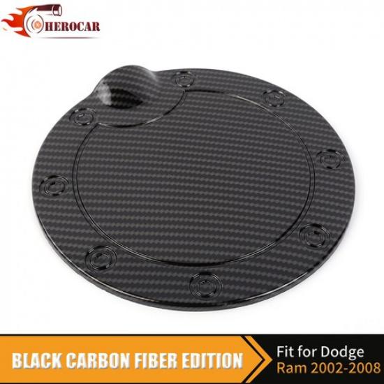 Kohlefaser Tankdeckel Abdeckung Zierleiste für Dodge Ram 1500 1994-08 Außen