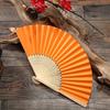 1pc Portable Bamboo Hand Fan with Foldable Design, Hollow Wooden Construction, Ideal for DIY Summer Accessories and Crafts, Foldable Fan|Elegant
