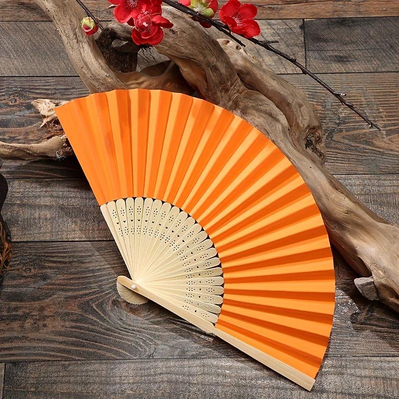 1pc Portable Bamboo Hand Fan with Foldable Design, Hollow Wooden Construction, Ideal for DIY Summer Accessories and Crafts, Foldable Fan|Elegant