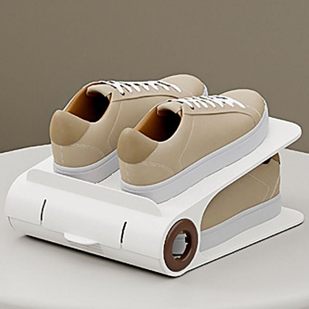 Double Layer Self-Aroma Shoe Rack Space Save Shoe Stacking Partitions  Sneaker