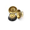 4Pcs Electric Guitar Bass Top Hat Speed Control Volume Knobs for EPI LP Electric Guitar bass Black