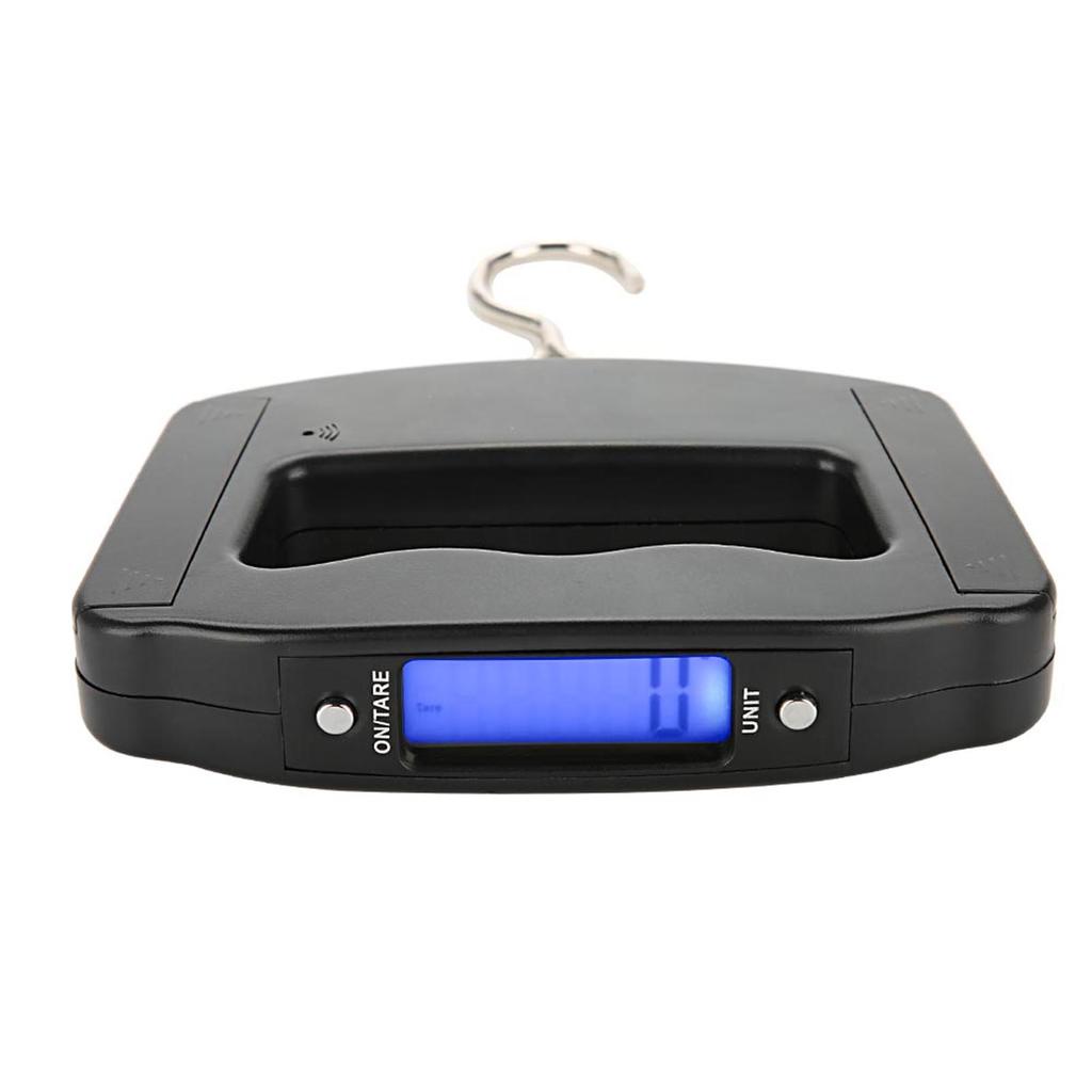 50kgCelsius110lb Digital Fishing Scale with Backlit LCD Display, Luggage Scale with Hook, Portable Electronic Hanging Scale, Electric Scale for