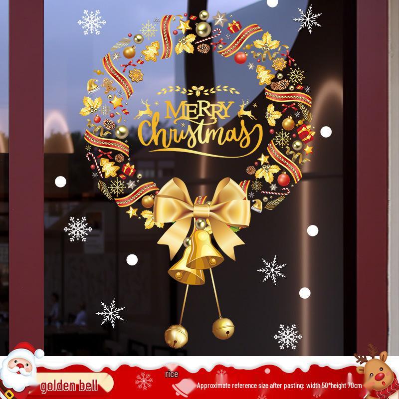 Santa Claus Window Cling Christmas Decoration Decal