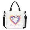 Move Demon Hunters Canvas Bag Fashion Printed Handbag Cute Cartoon Anime Commuting Portable Book Storage Bags Pocket Gifts KPOP Kid Friendly 2