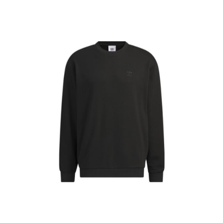 adidas Sweatshirts Men's Black Crew Neck Moderate Regular IK3705