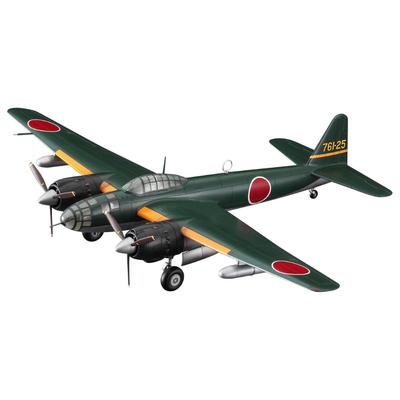 Hasegawa Imperial Japanese Navy Air Technical Arsenal P1Y1 Bomber Ginga Type 11 Plastic Model Kit E47 1/72 Land-based