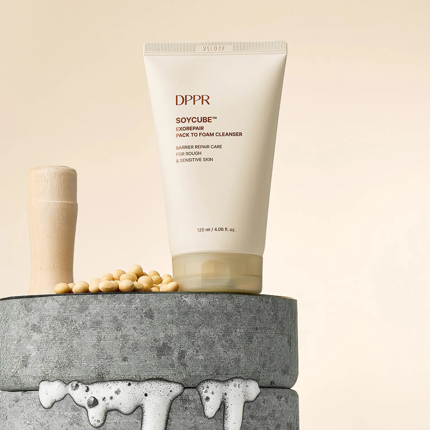 DPPR Soycube Exorepair Pack To Foam Cleanser 120ml 120ml