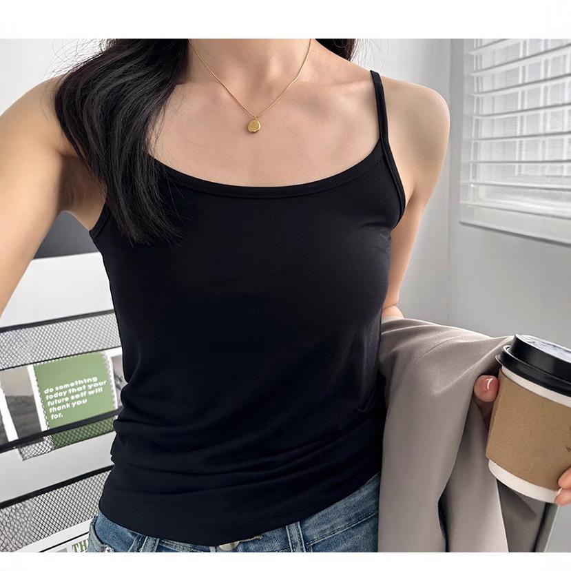 2025 Women's Versatile Slim-Fit Camisole Vest - European & American Summer Style