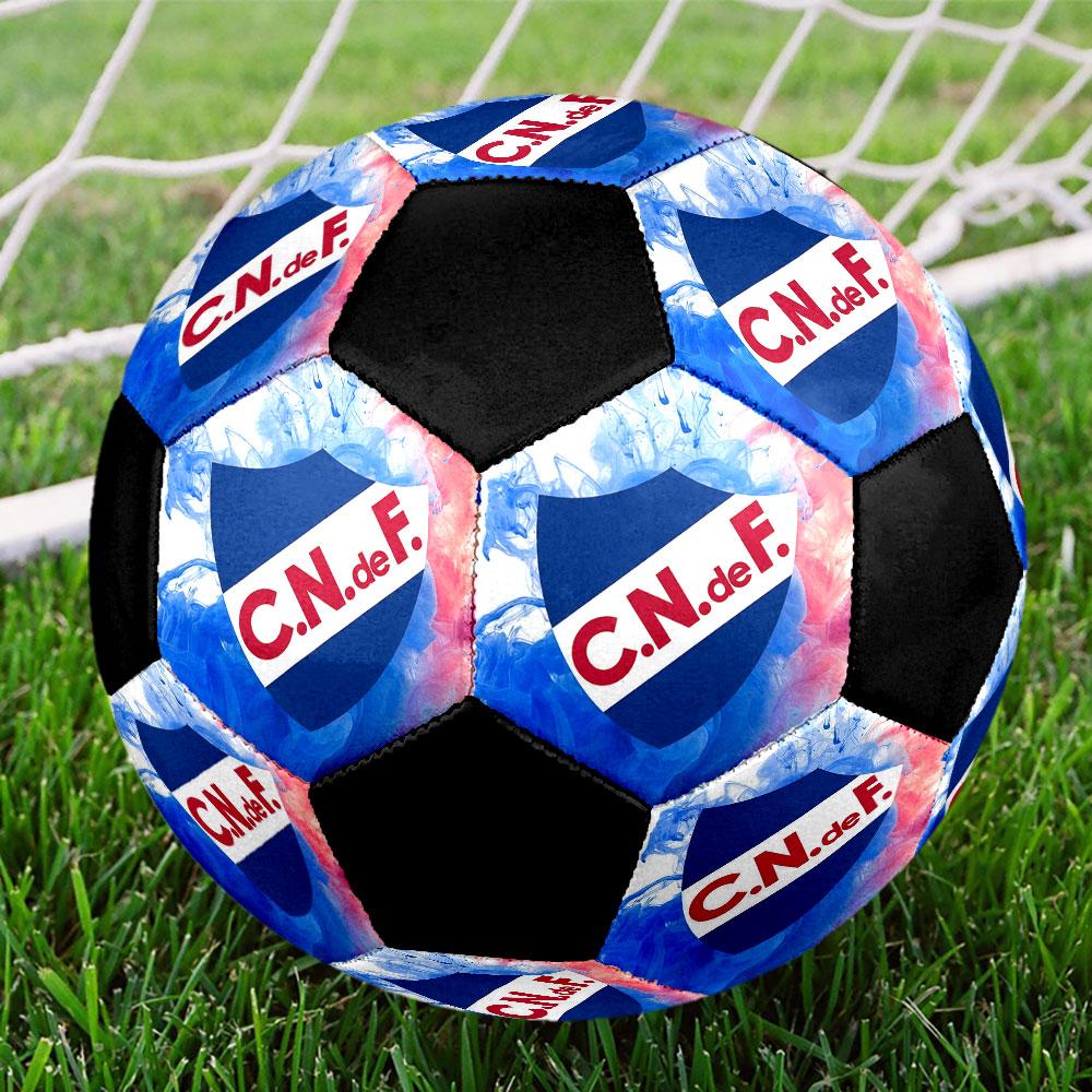 1pc Club Nacional de Football Soccer Ball Size 5 Indoor Soccer Ball Fashion Colorful Backyard Game - Great For Sports Fans Gift HE21