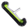 Pool Cleaning Brush Corner Cleaning Scrubber Head with Handle Wide Brush Head with Semi-spherical Bristles for Pool Wall Tile