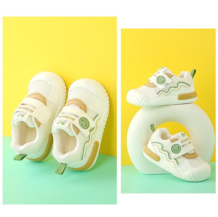Babudou Toddler Shoes: 2026 Spring Mesh Breathable Non-slip Sports Shoes for Boys and Girls