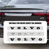 1pc 3D ABS Plastic Car Trunk Big Badge Letter Emblem Sticker Decal For Volvo S80L XC60 XC90 S60 S80 V50 V40 Accessories
