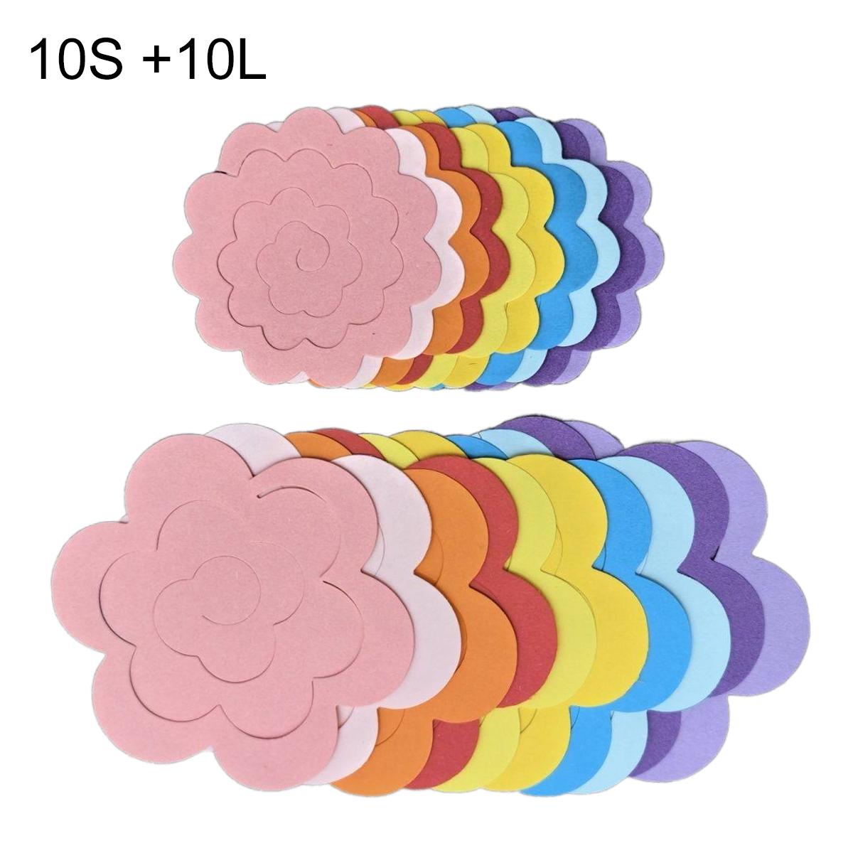 

20pcs/set Roll Rose Flower Quilling Paper Strips Craft Make Paper Fake Flowers Teaching Incentive Supplies Scrapbooking TMZ