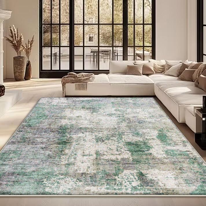 Modern Abstract Art Carpets Living Room Decoration Light Luxury Carpet Home Sofa Floor Mat Washable Bedroom Cloakroom Soft Rugs