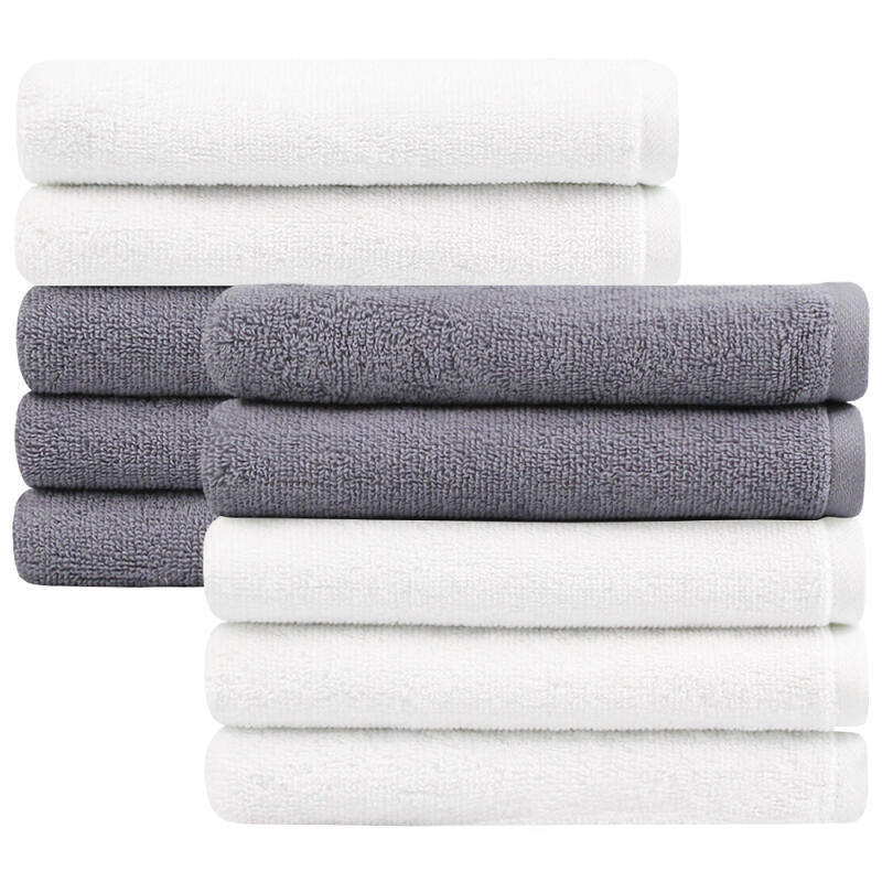 Light 30 count 130g hotel towel set of 10 beauty bath towels white