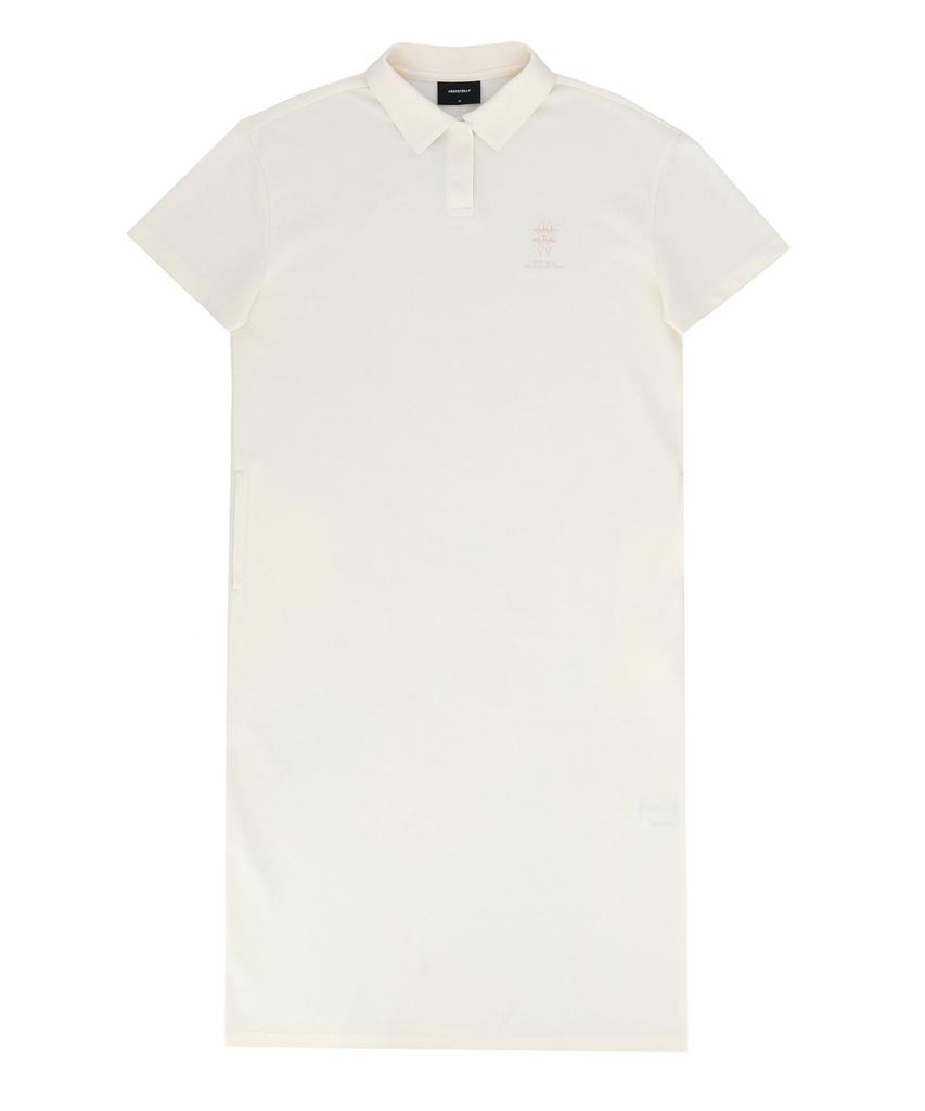 BEENTRILL NEWYORK Polo Oversized Long Dress (Ivory)