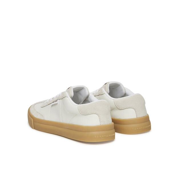 Мужские кроссовки Tommy Hilfiger Th cupset summer lth fm0fm05487 белые