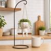 Succulents Halloween Flower Pot Plastic Swing Pumpkin Plant Basket  Cafe Decorations