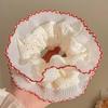 Stylish Lace Hair Scrunchies No Damage Scrunchy Hair Bands Ponytail Holders for Thick Curly and Thin Fine Hair