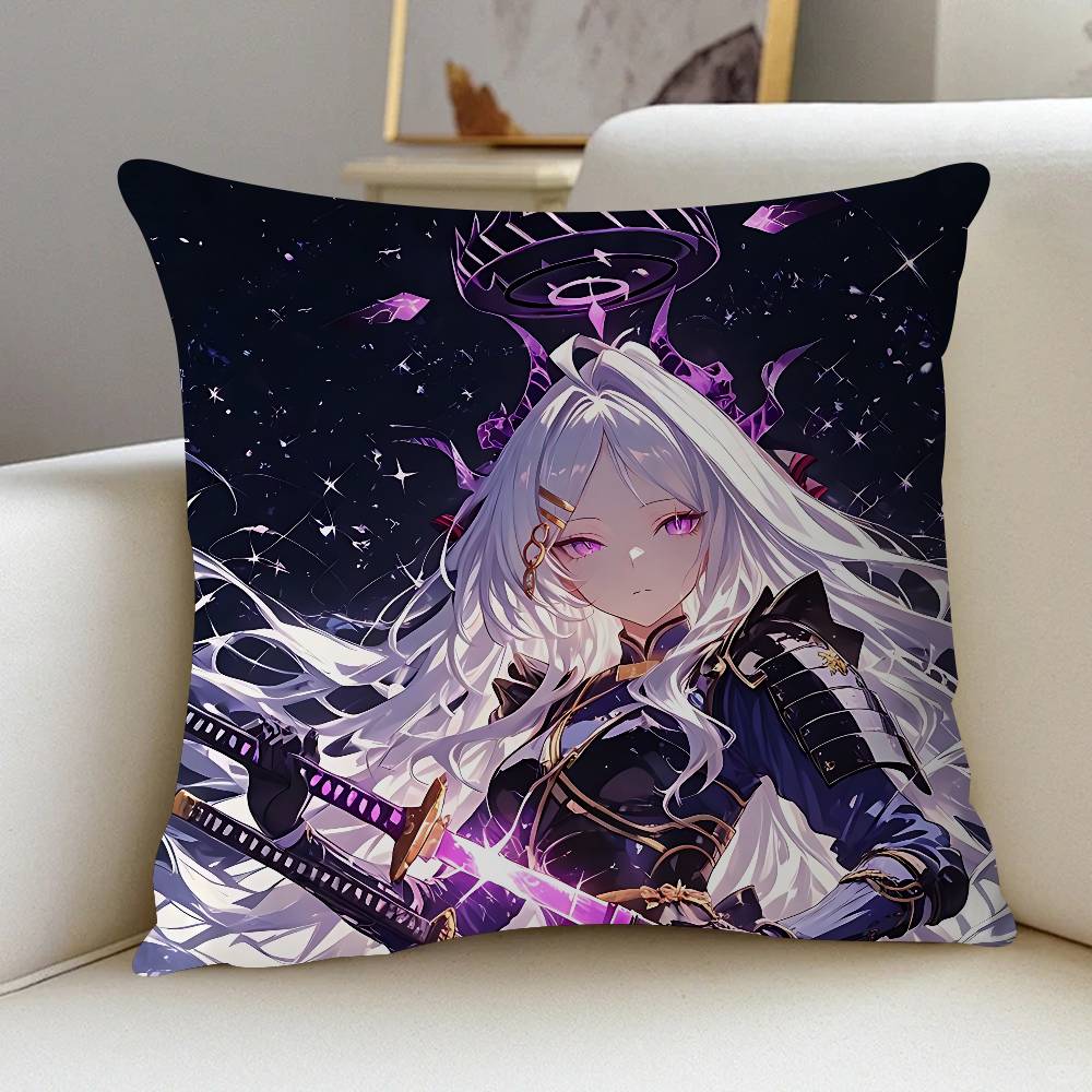 Anime Sorasaki Hina Pillow Cover For Bedroom Room And Living Room Sofa Decorative Cushion Cover