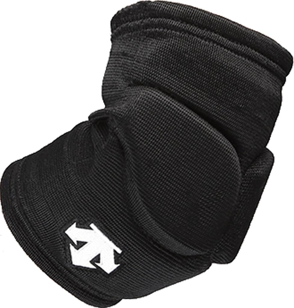 DESCENTE Volleyball Elbow Support Pad Black x White (Left) (BLK) DVB-8610L