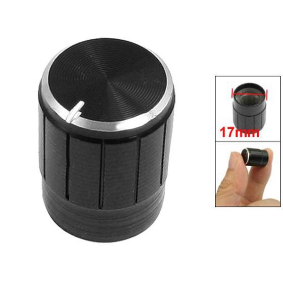 Perilla del potenciómetro 6 mm Eje Agujero Plástico Olla Colores Tapa de control de volumen rotativo