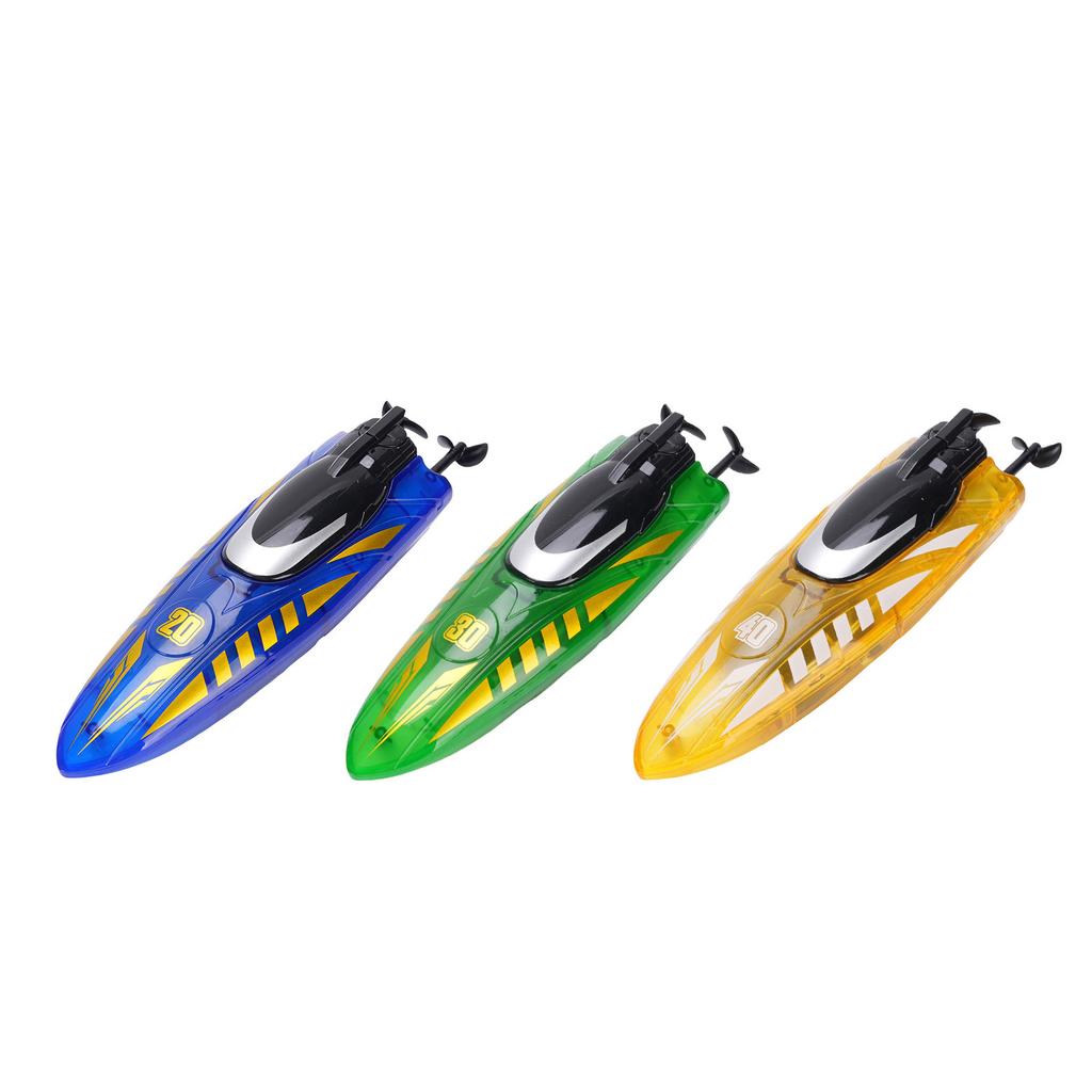 RC Boat Double Sided Driving Watertight Motor Remote Control Stunt Racing Boat with Light for Toy