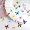 20/60Pcs Cute Mini Cartoon Colorful Butterflies Nail Art Resin Designer Charms DIY Craft For Nail 3D Decorations Jewelry